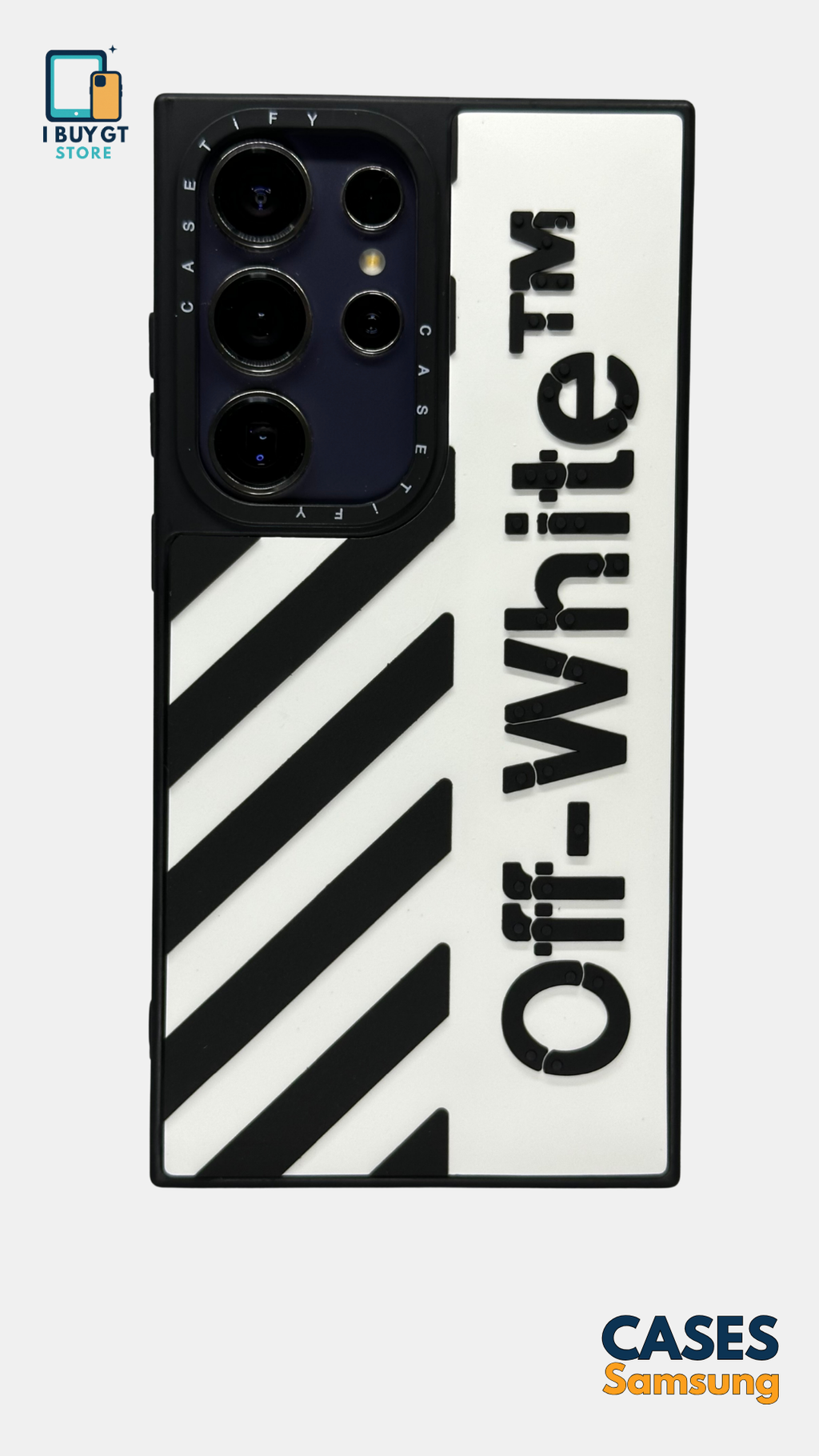 Off White 3d de relieve Samsung Ultra