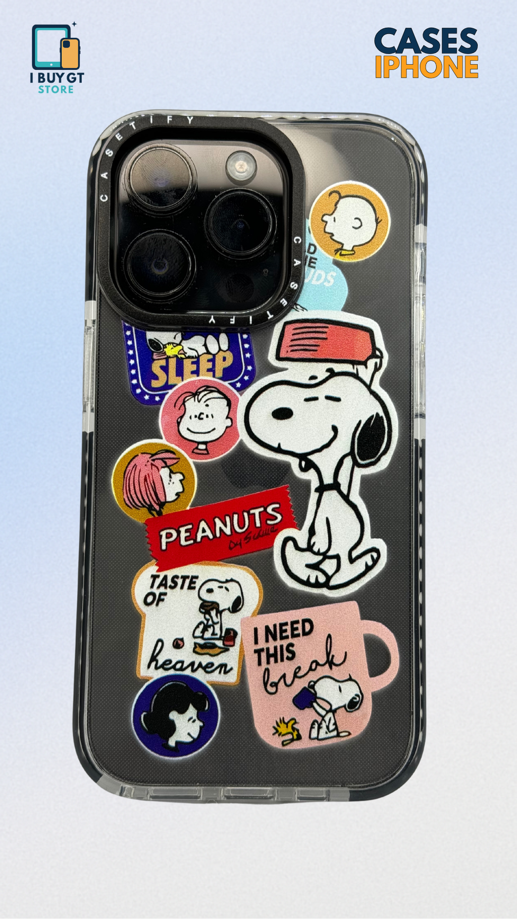 Estuche de silicona Snoopy