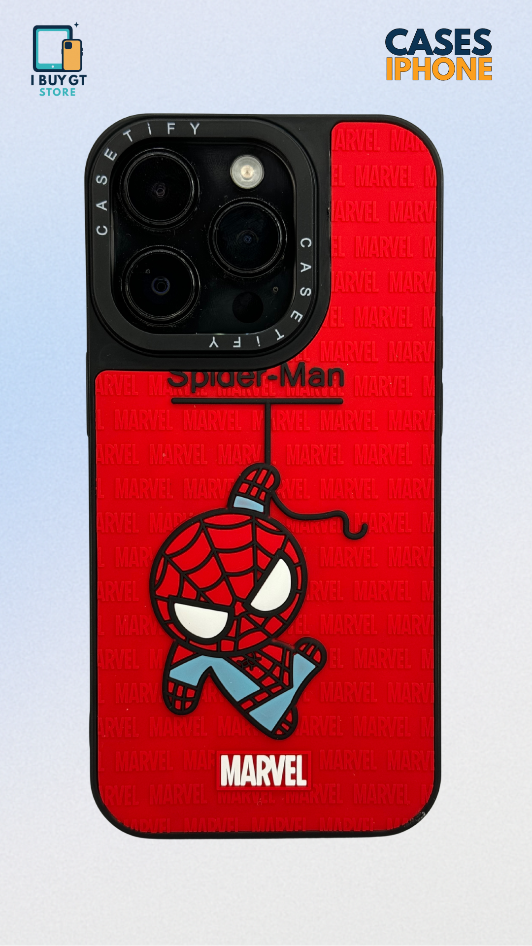 Estuche Spider-Man 3D – Relieve de Alta Calidad