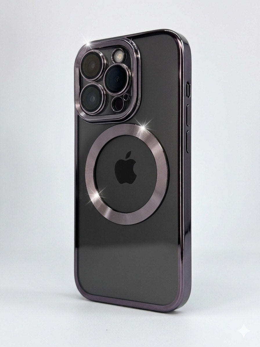 Clear magsafe Lavender
