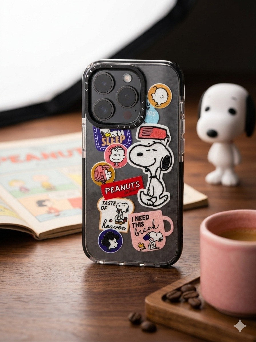 Estuche de silicona Snoopy