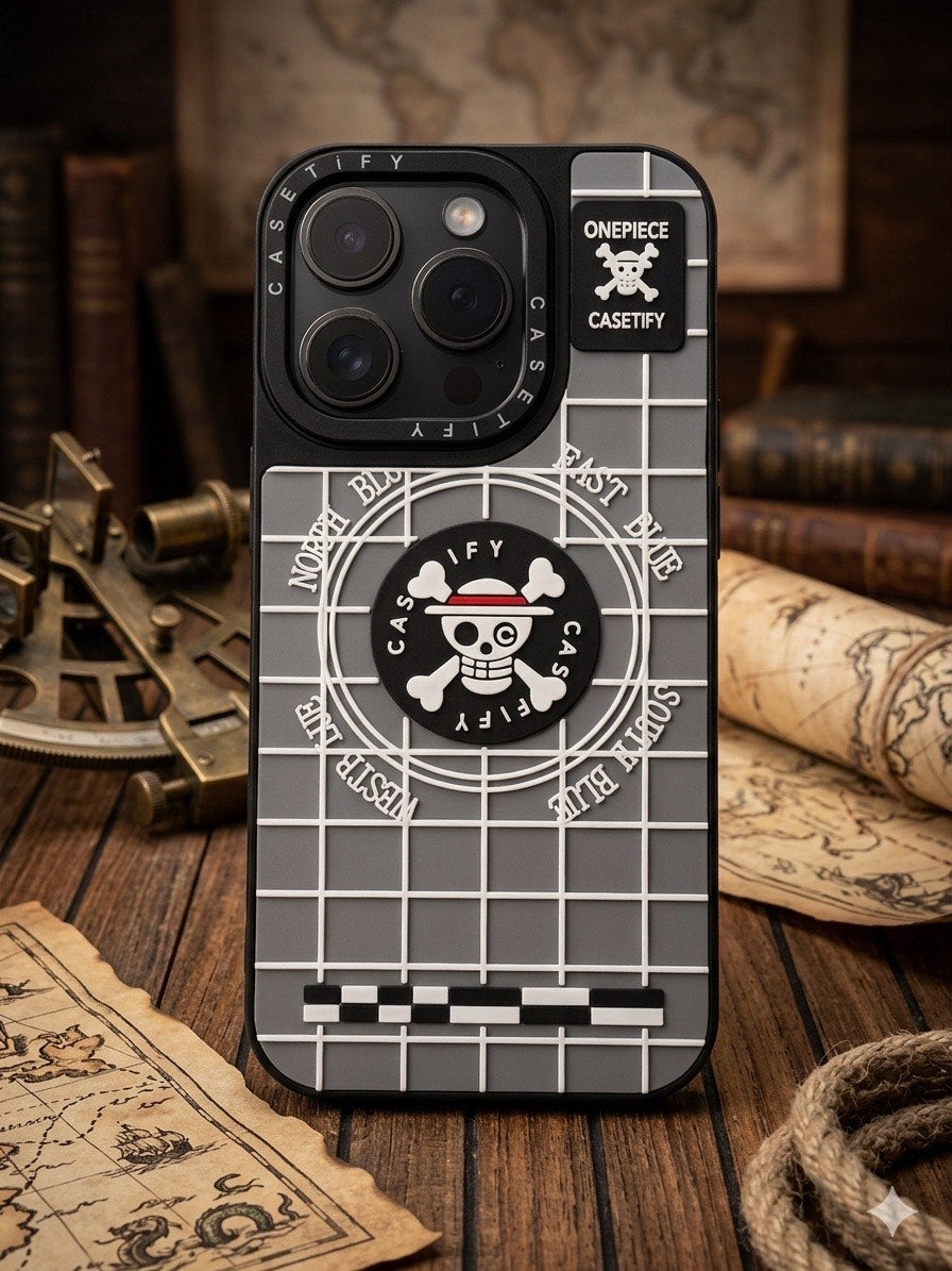 Estuche 3D Relieve — One Piece Log Pose | iPhone Edition