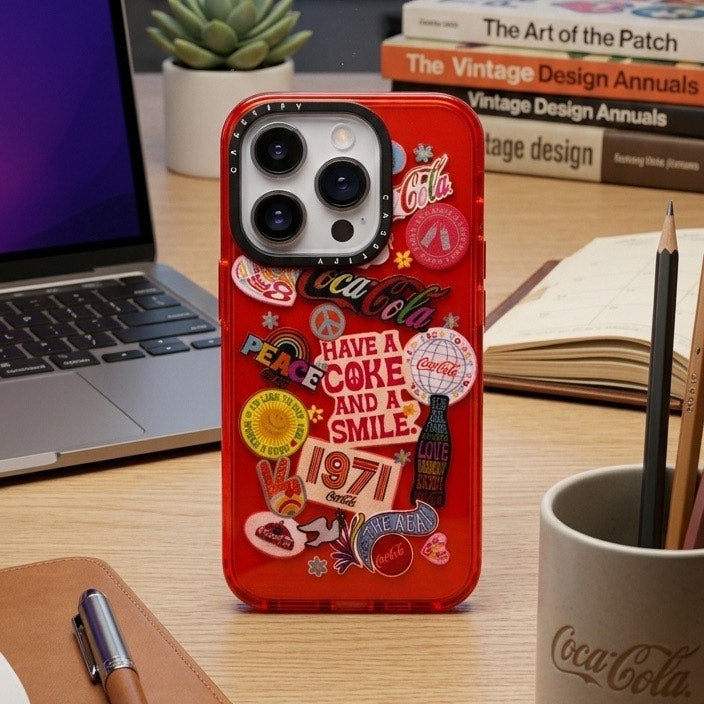 Estuche de silicon Coca-Cola