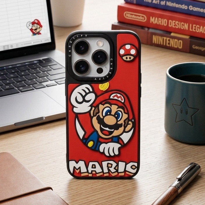 Estuche con relieve 3D Mario Bross Nintendo