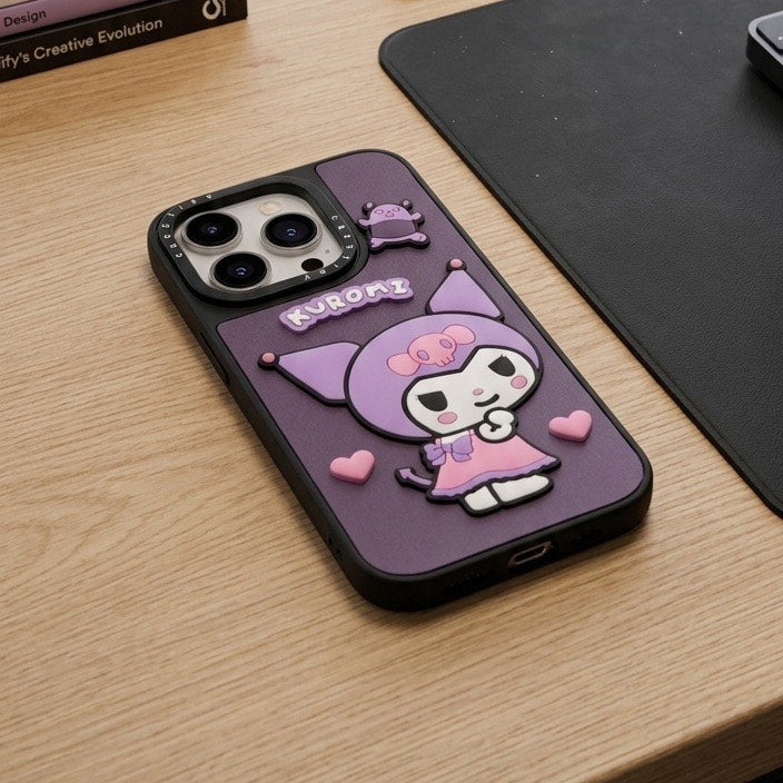 Estuche con relieve 3D Kuromi