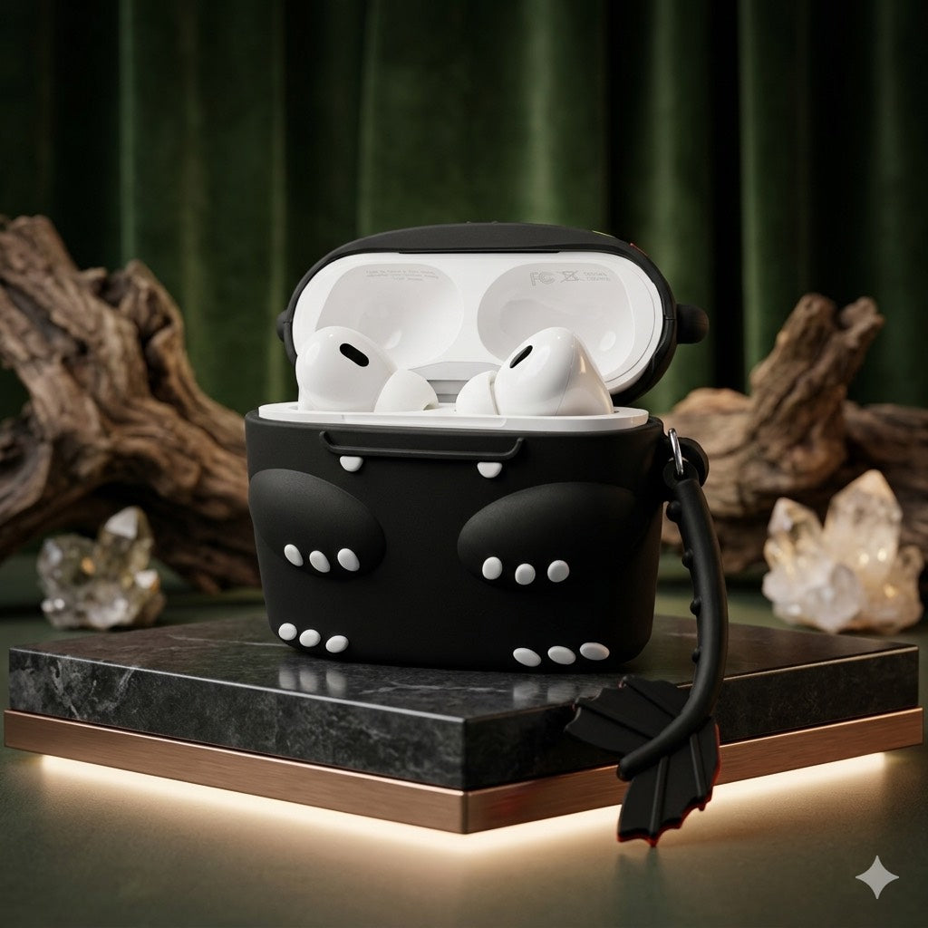 Case para AirPods Pro 2 — Edición Chimuelo  🐉🖤