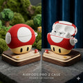 Case para AirPods Pro 2 — Edición Hongo Mario Bross Gamer 🍄🔴