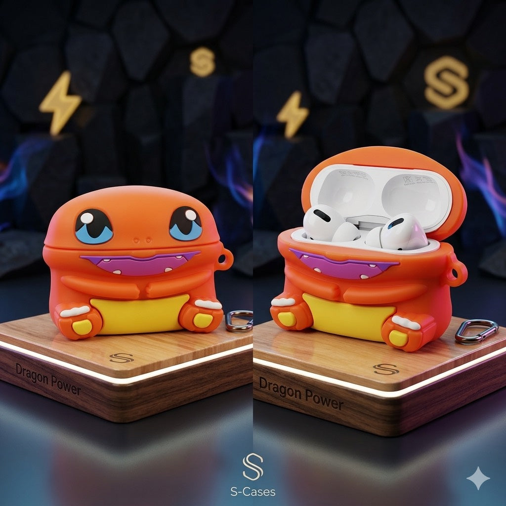 Case para AirPods Pro 2 — Edición Charmander 🔥🧡