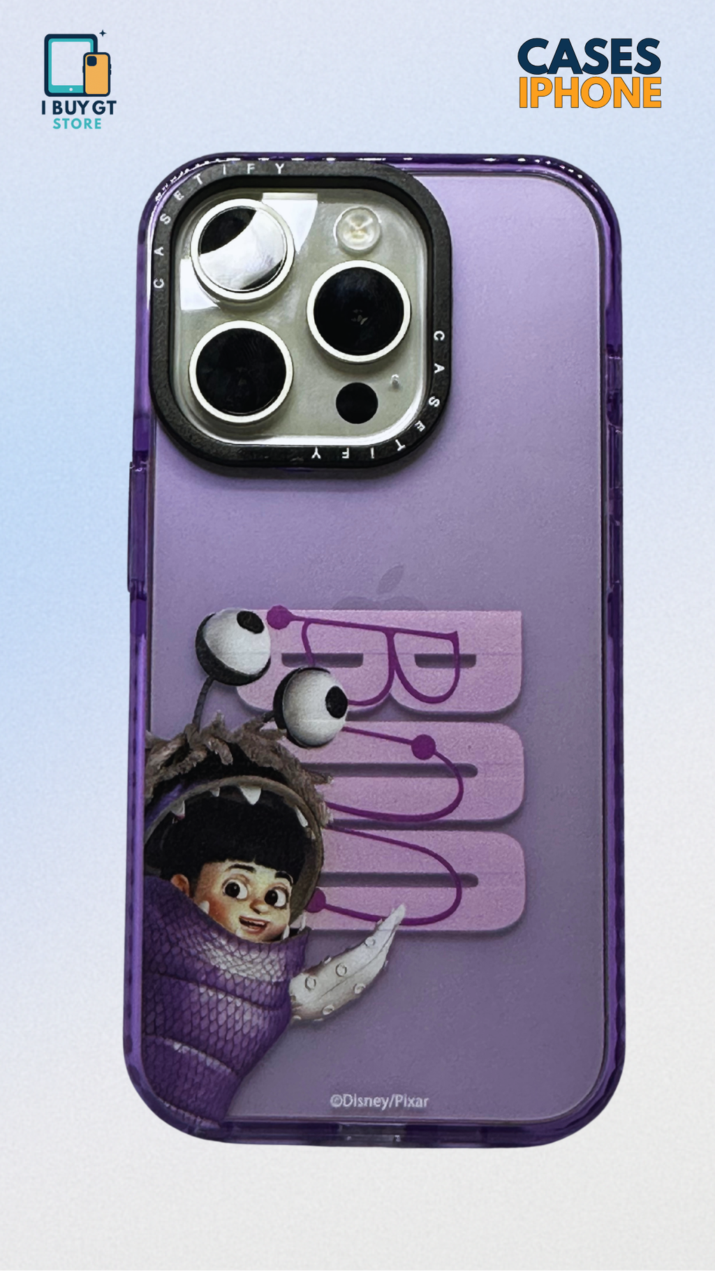 Estuche de silicon  inspirado en la adorable Boo de Monsters Inc.