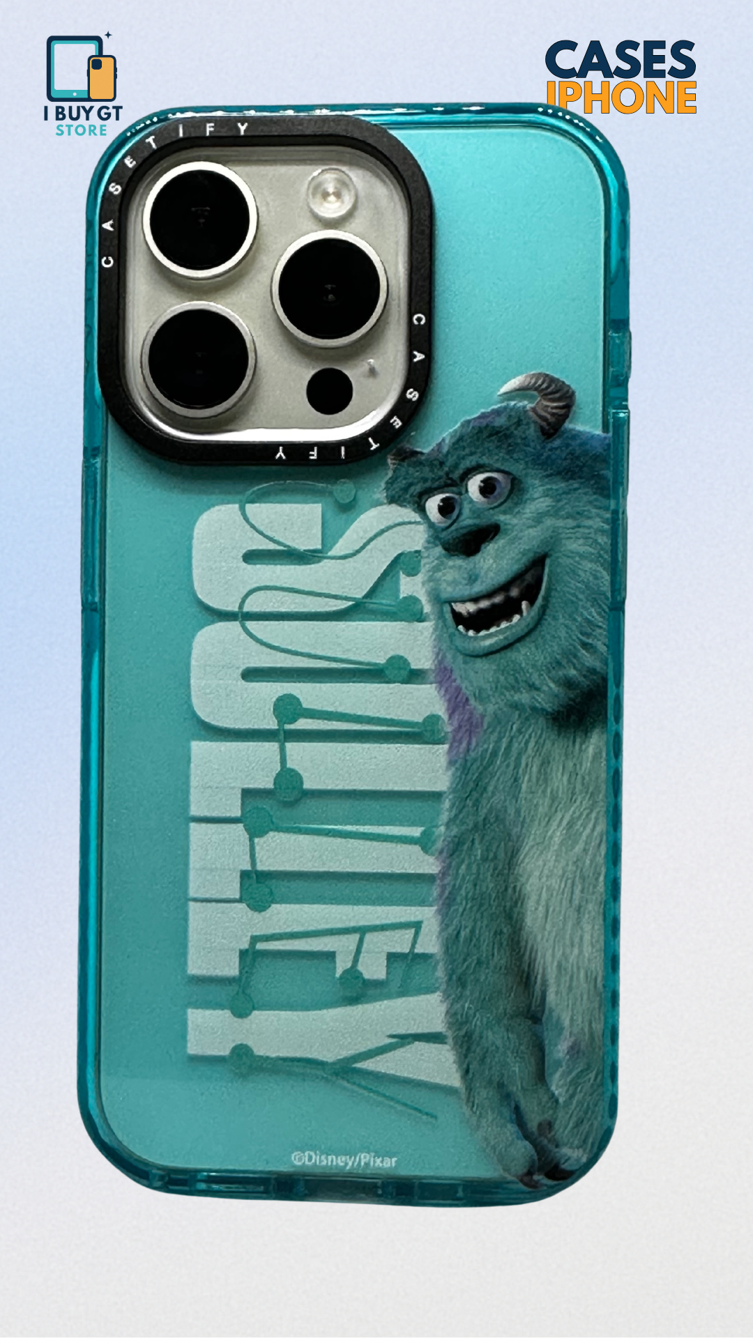 Estuche de silicona de alta calidad inspirado en el adorable Sulley de Monsters Inc.