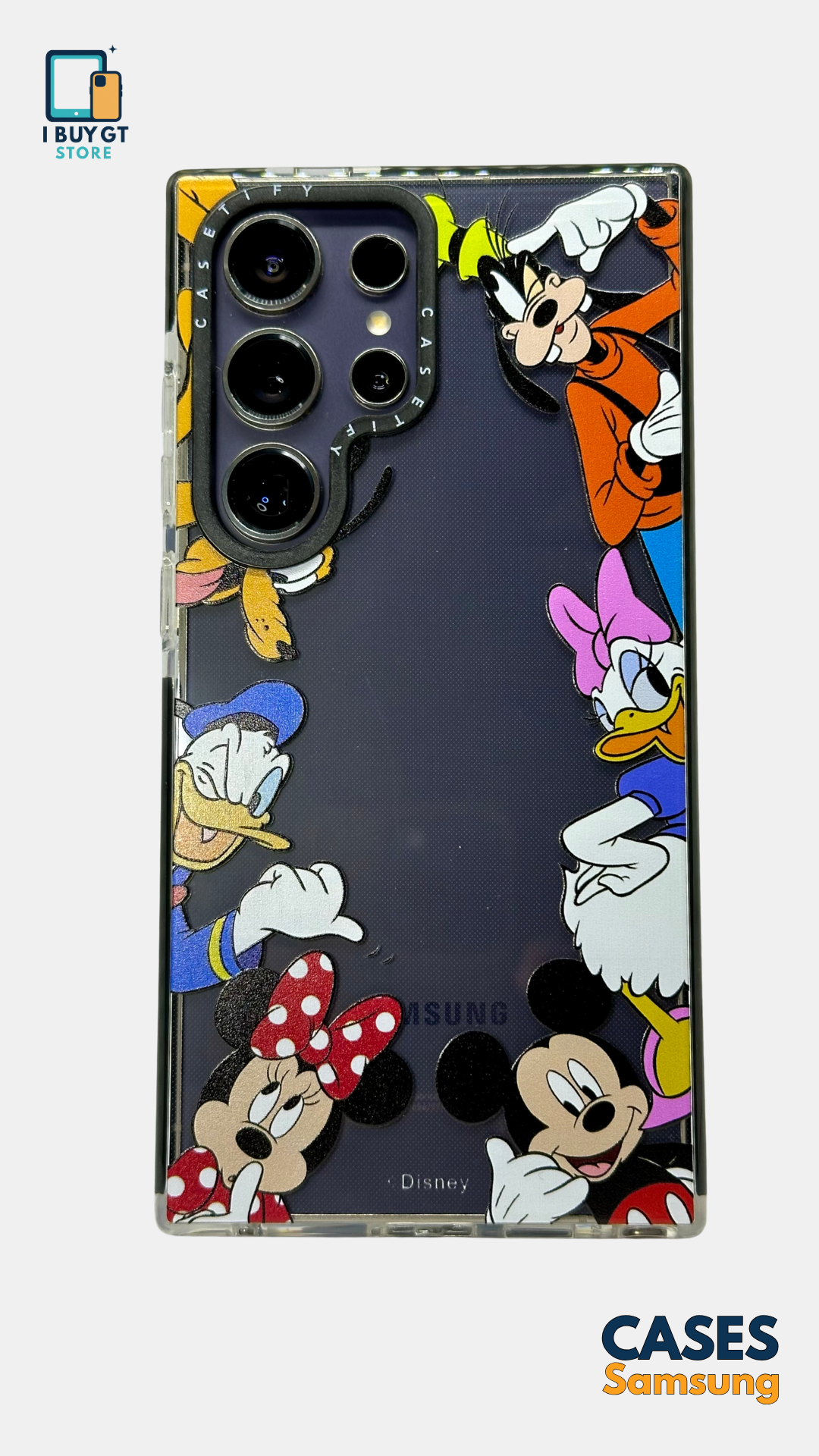 Estuche Silicón Transparente — Disney Gang | Mickey & Friends Edition