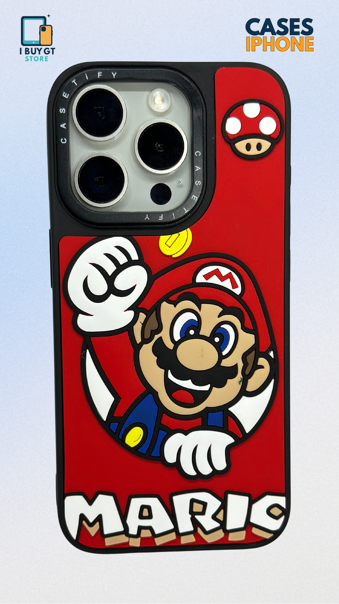 Estuche con relieve 3D Mario Bross Nintendo