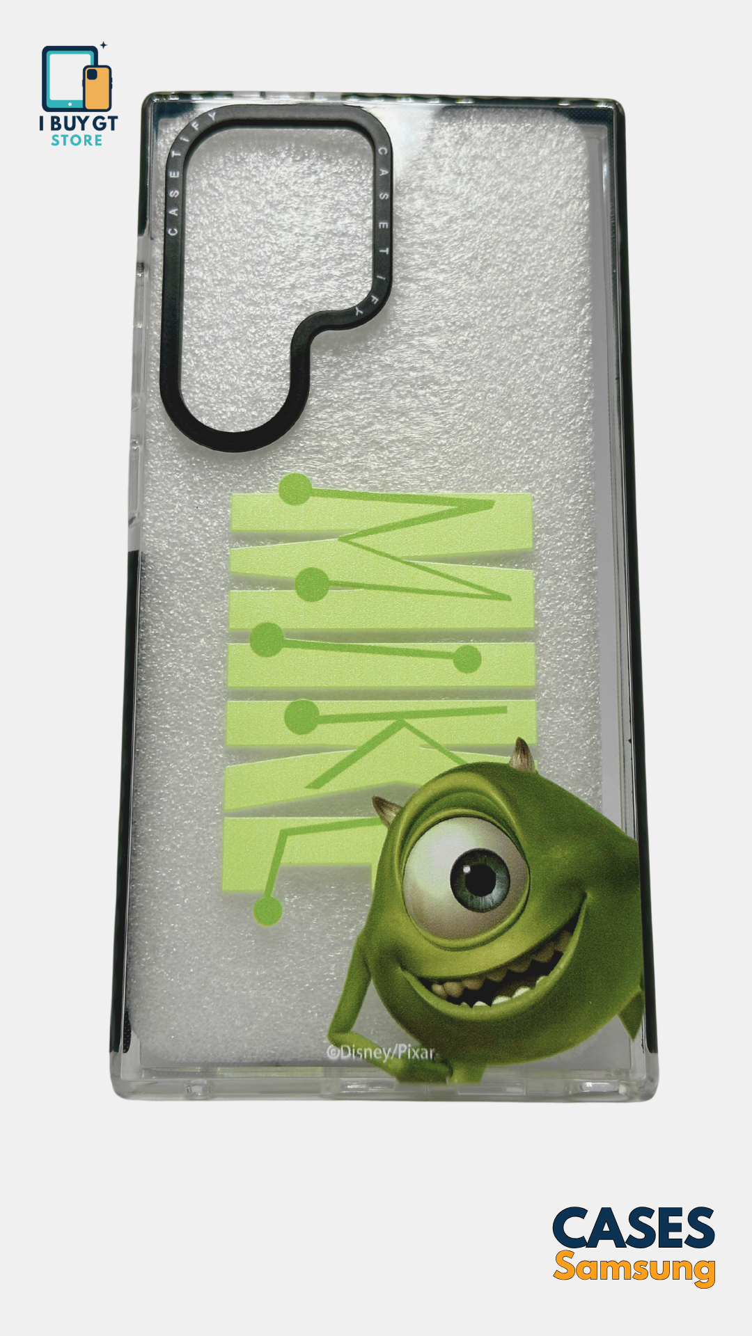 Estuche Silicón Transparente — Mike Wazowski | Monsters Inc Edition
