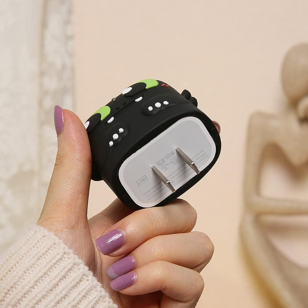 Set Protector Cargador Apple — Edición Chimuelo 🐉🖤