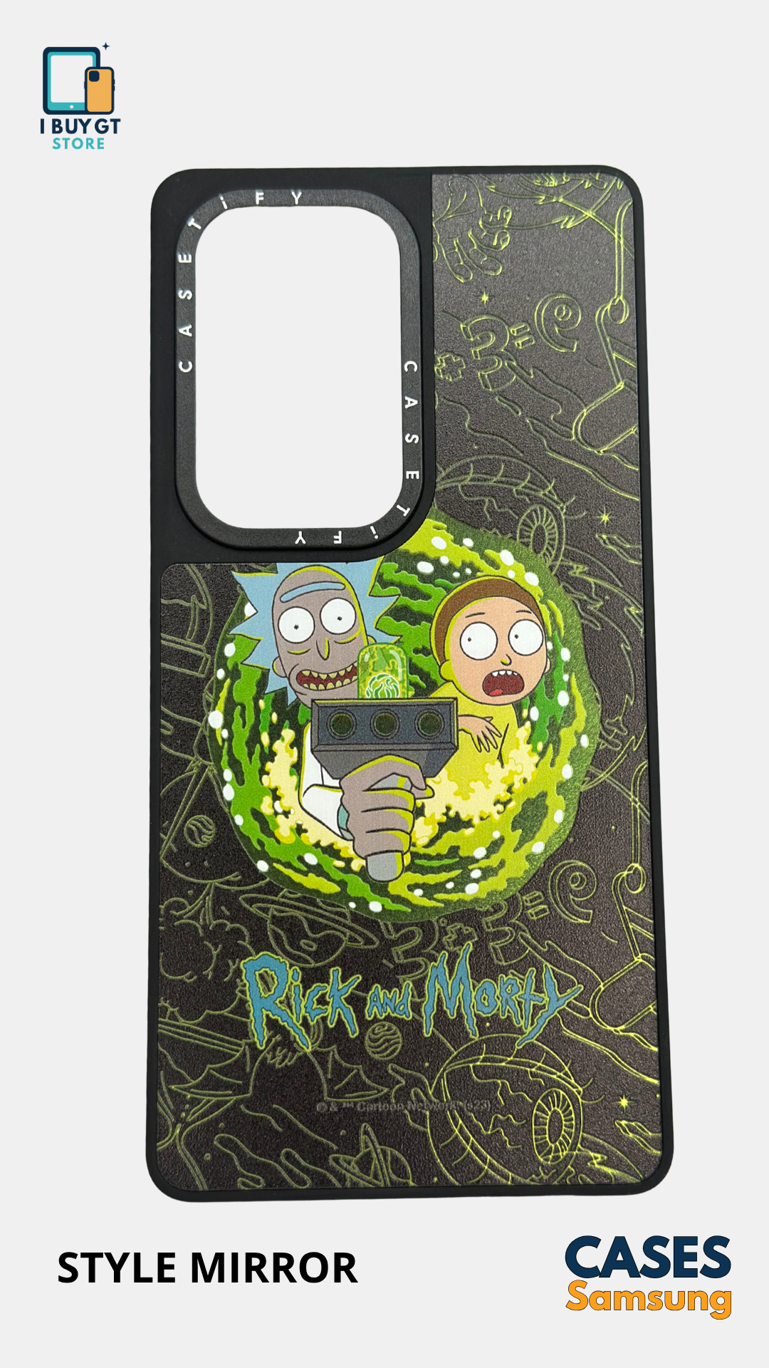 Estuche Plástico — Rick and Morty Portal | Samsung Edition