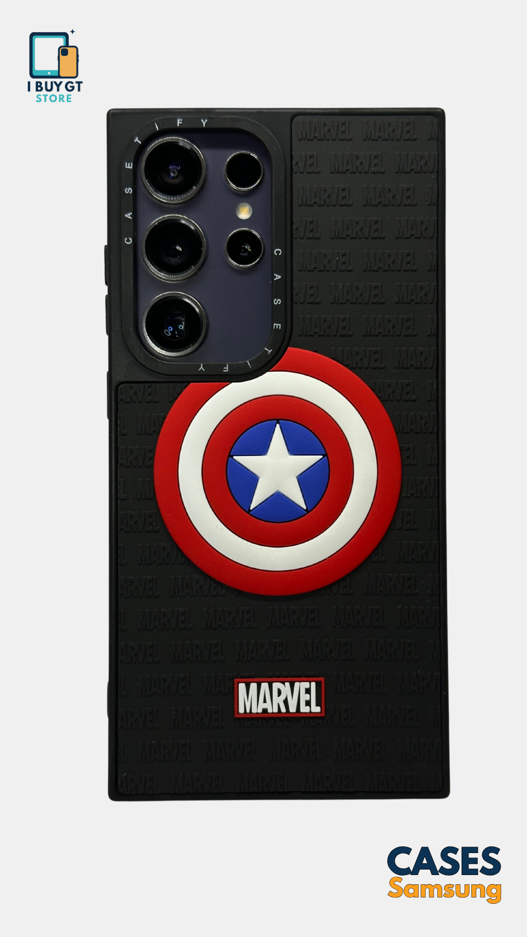 Estuche 3D Relieve — Capitán América | Marvel Edition
