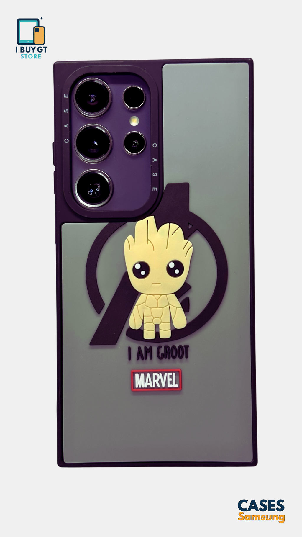 Estuche 3D Relieve — Baby Groot | Marvel Avengers