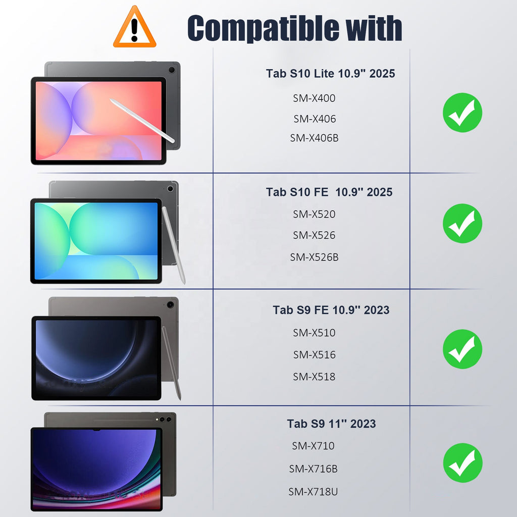Case Samsung Tab S9 / S9FE /  S10FE / S10 Lite