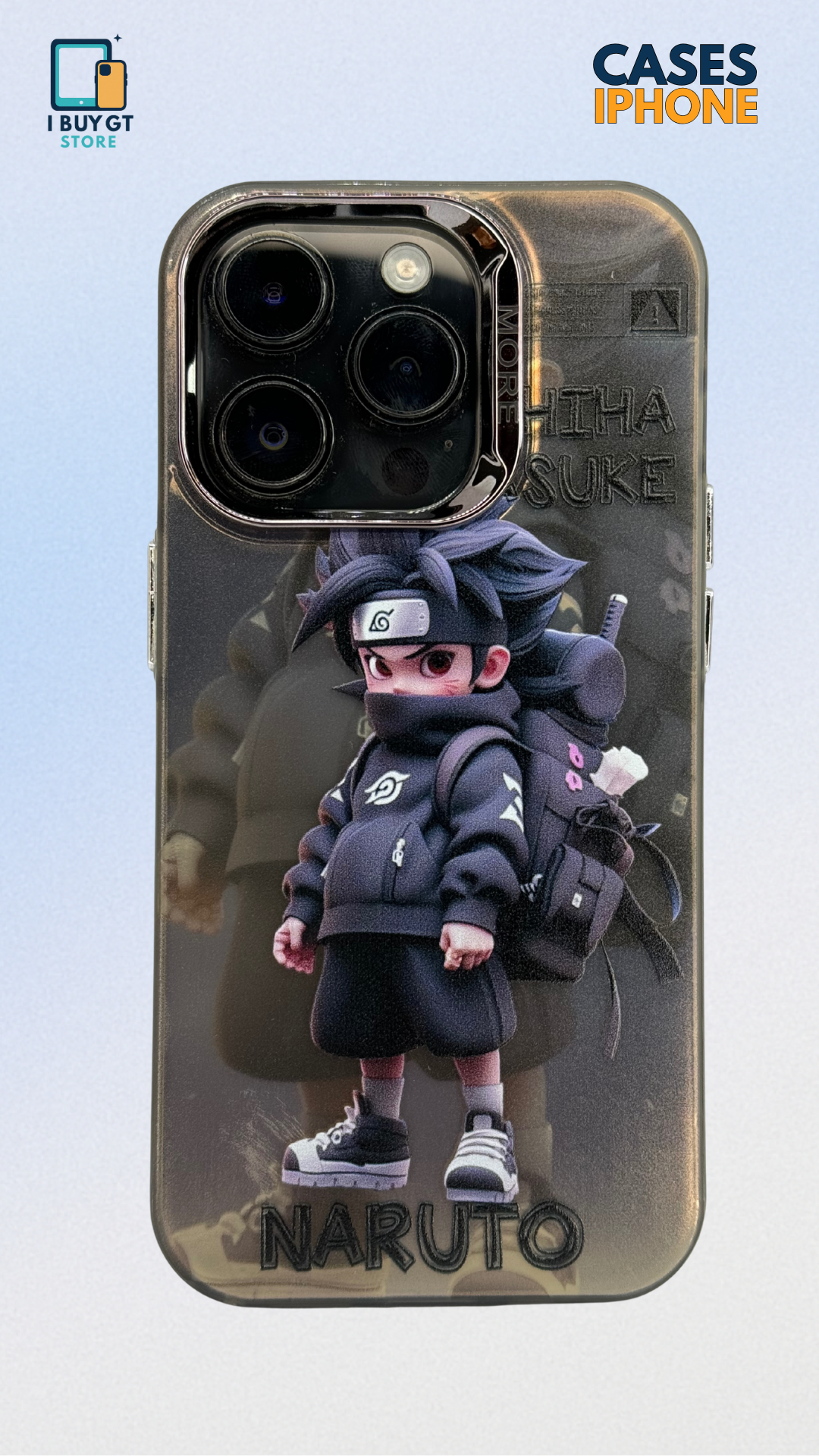 Estuche Plástico — Sasuke Chibi 3D | Naruto Edition iPhone