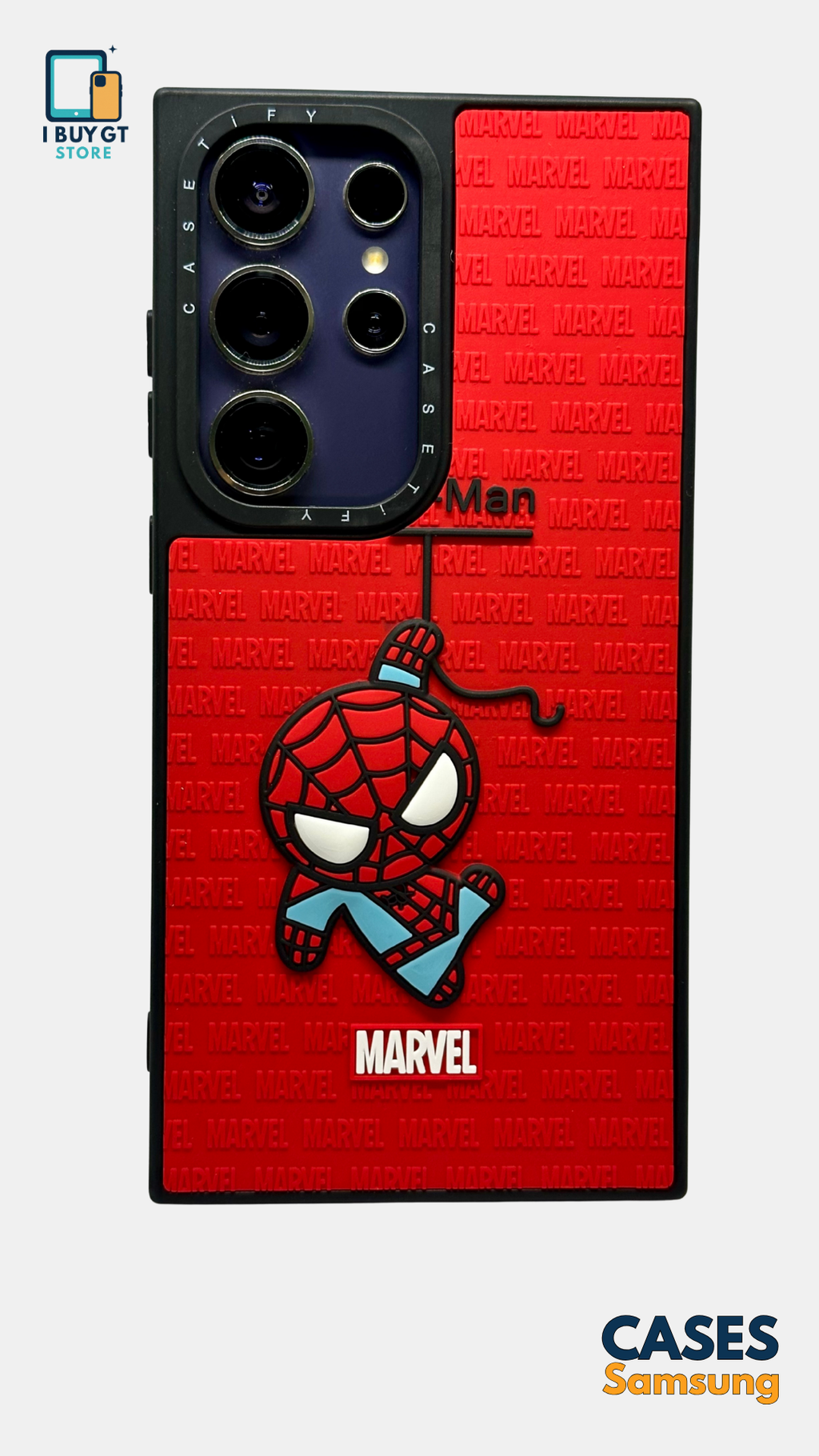 Estuche 3D Relieve — Spider-Man Chibi | Marvel