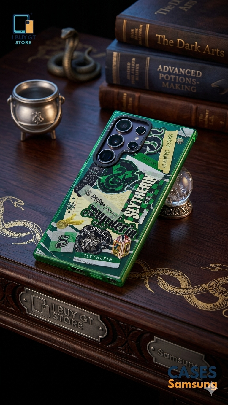 Estuche de Silicón — Slytherin | Harry Potter Edition