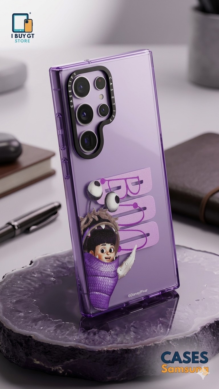 Estuche Silicón Morado — Boo | Monsters Inc Edition