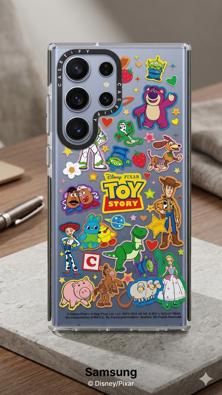 Estuche Silicón Transparente — Toy Story Gang | Disney Pixar Edition