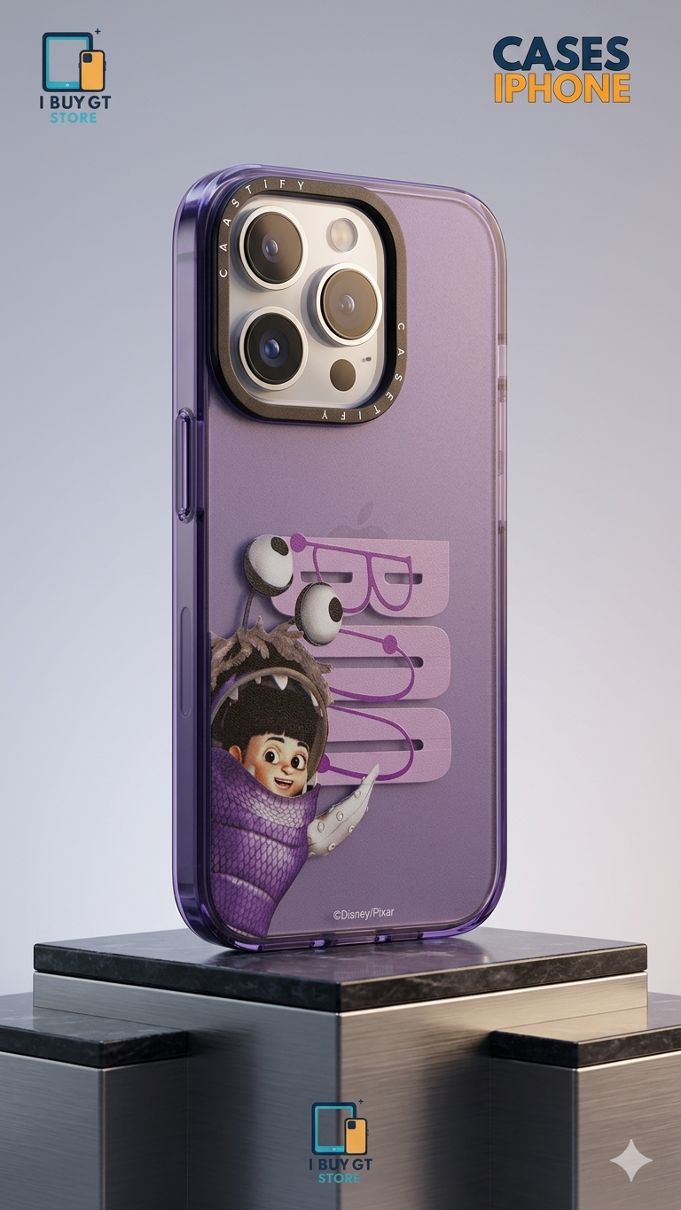 Estuche de silicon  inspirado en la adorable Boo de Monsters Inc.