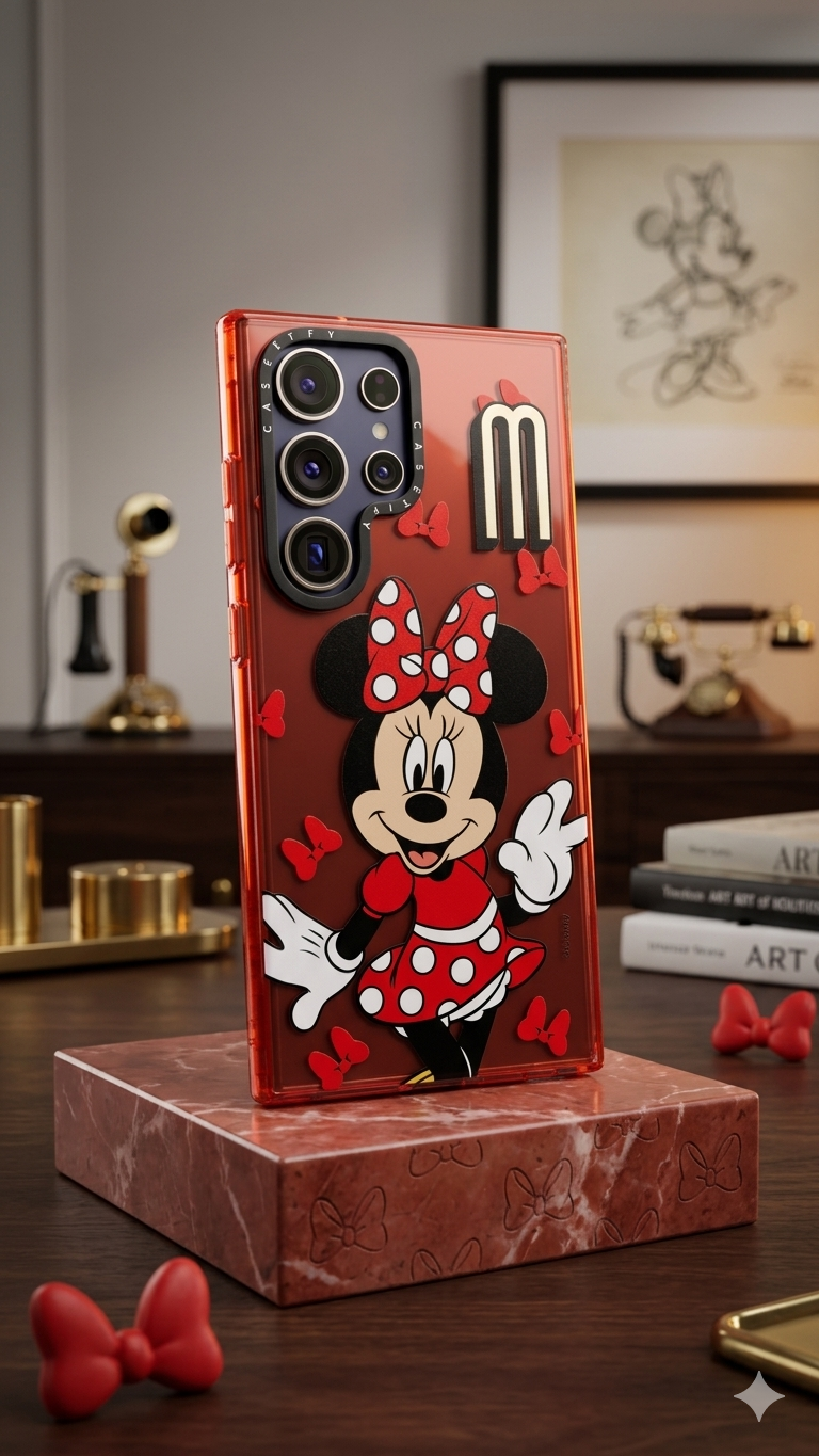 Estuche de Silicón — Minnie Mouse Samsung Ultra