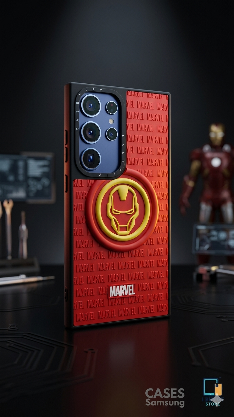 Estuche 3D Relieve — Iron Man | Marvel Edition