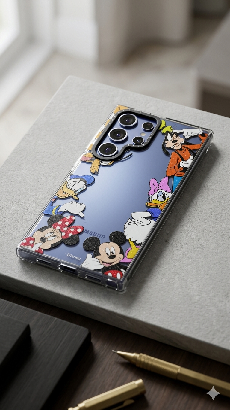 Estuche Silicón Transparente — Disney Gang | Mickey & Friends Edition