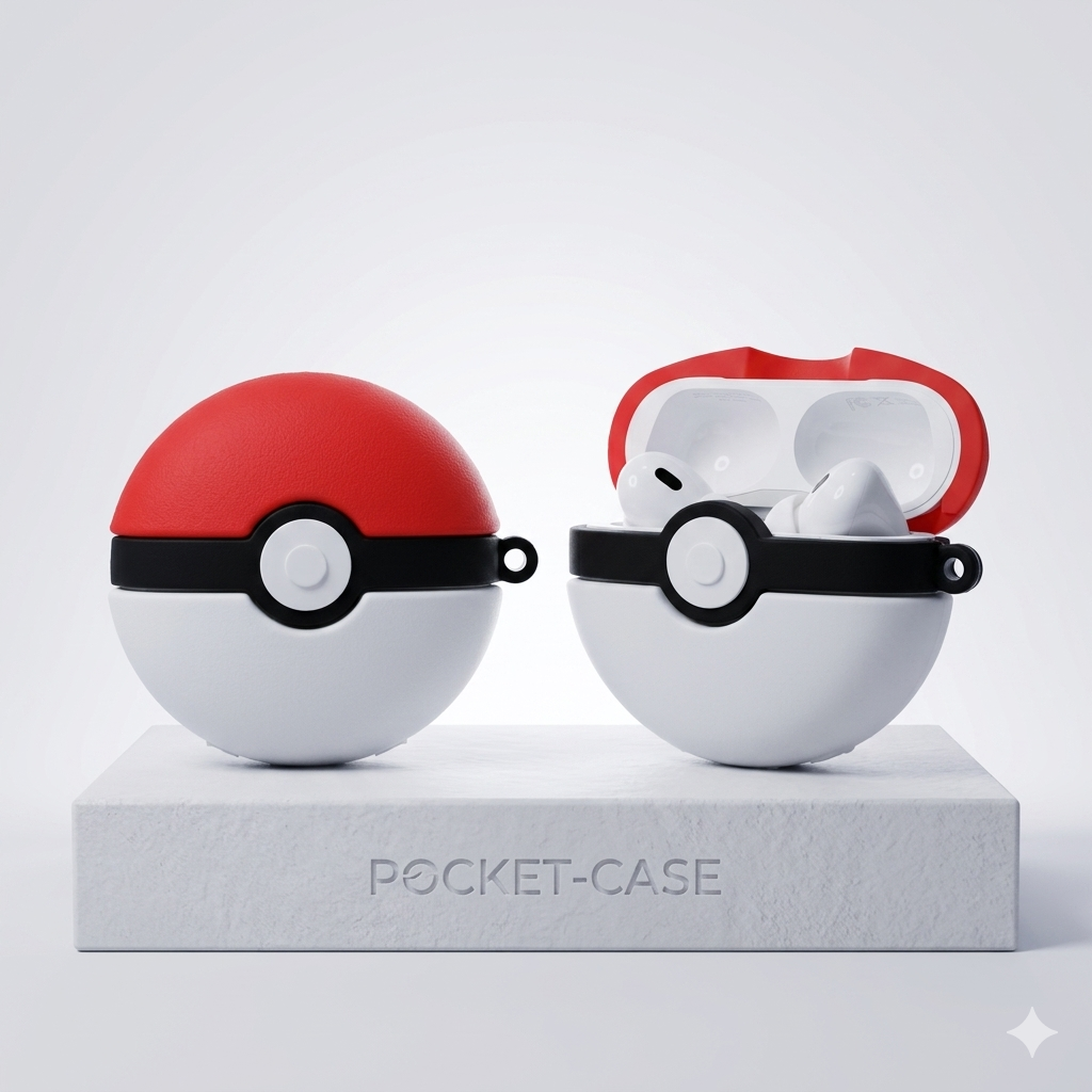 Case para AirPods Pro 2 — Edición Pokéball 🔴⚪